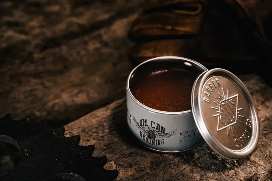 Oil Can Grooming Blue Collar Original Pomade - Image 4